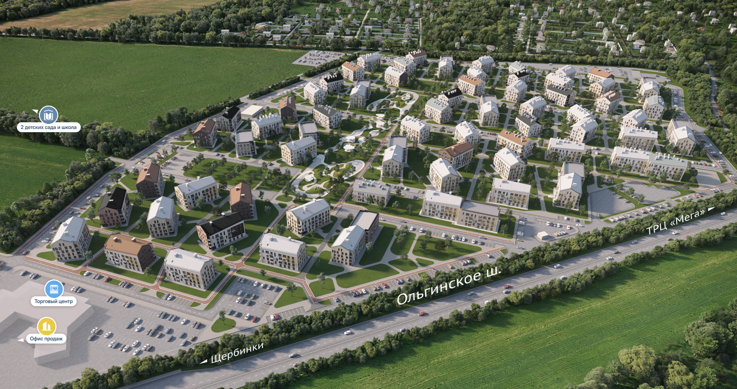 Основная карта жилого комплекса