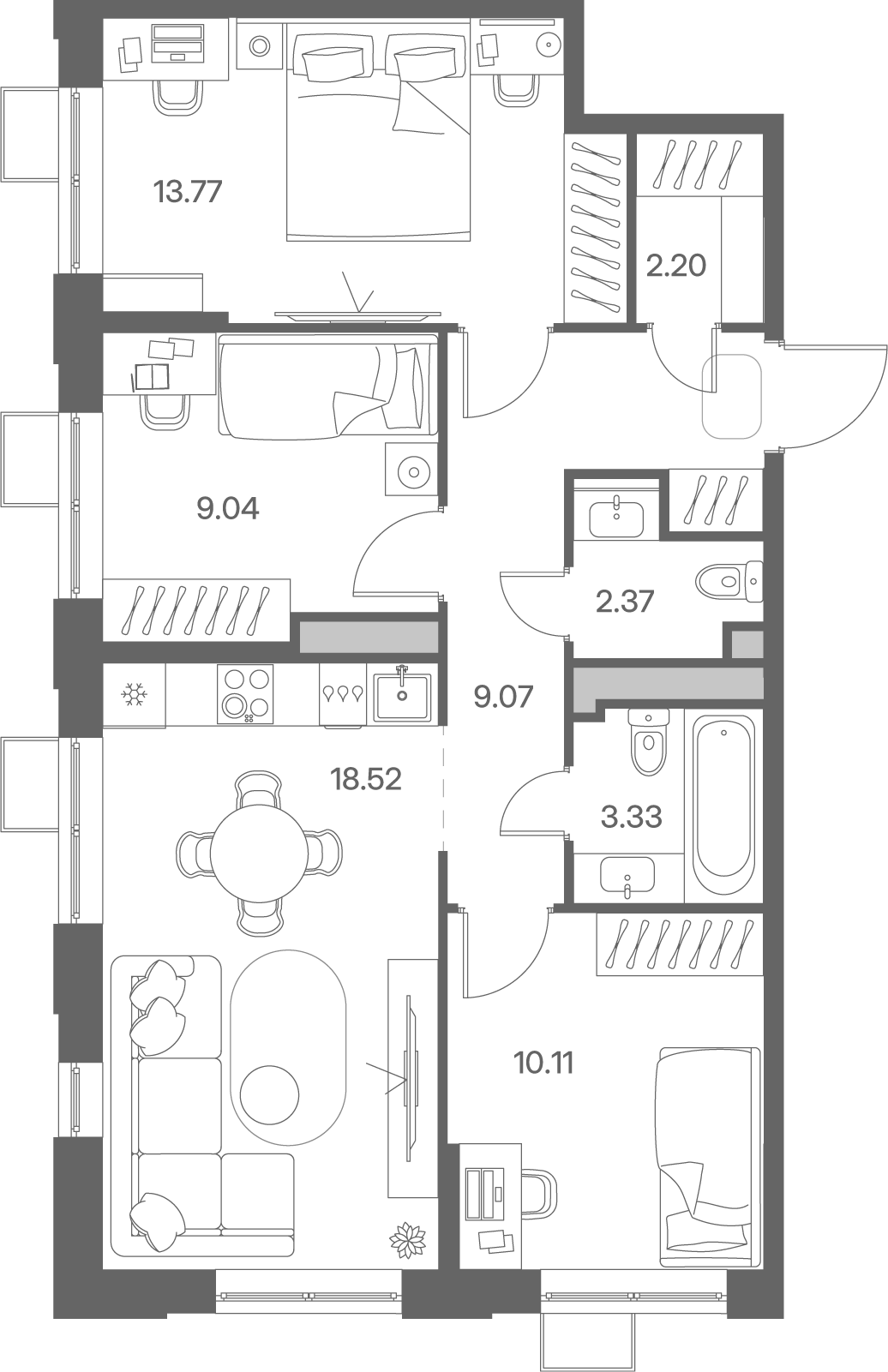 Квартира 1