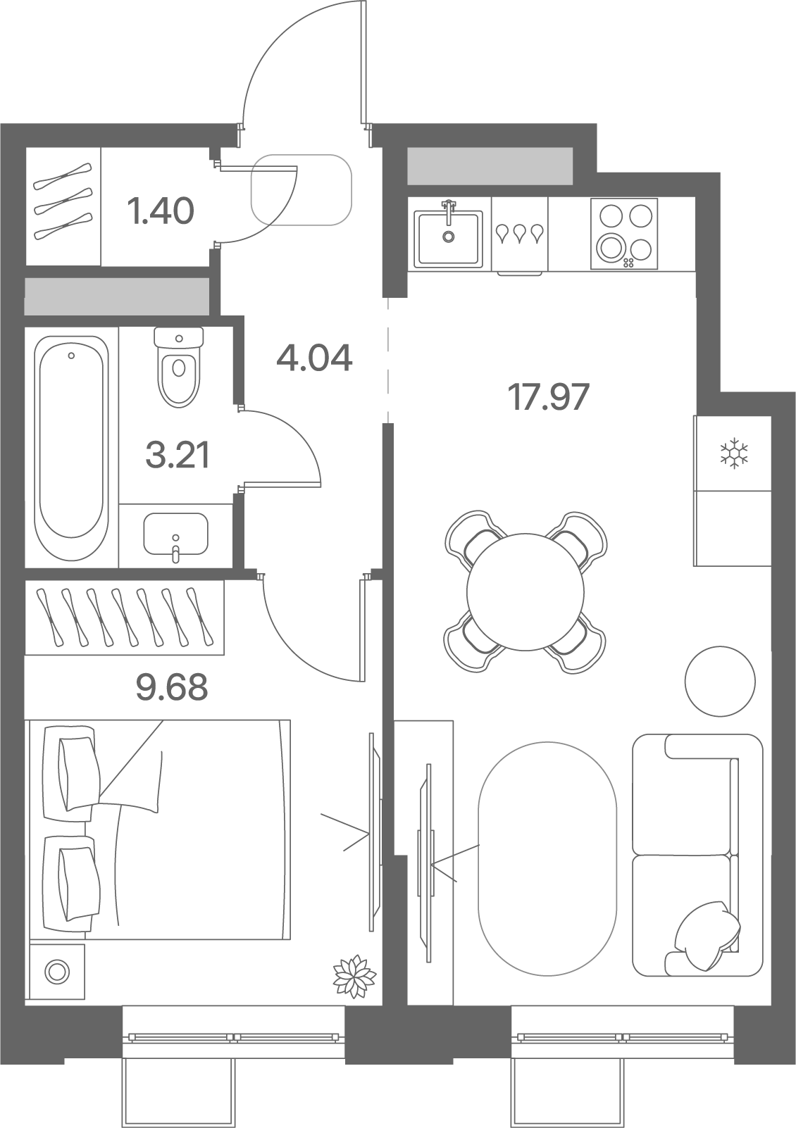 Квартира 1