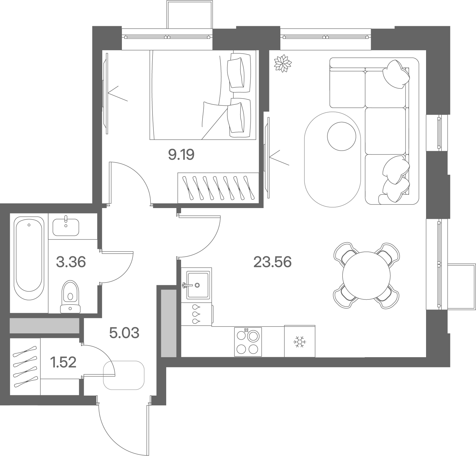 Квартира 1