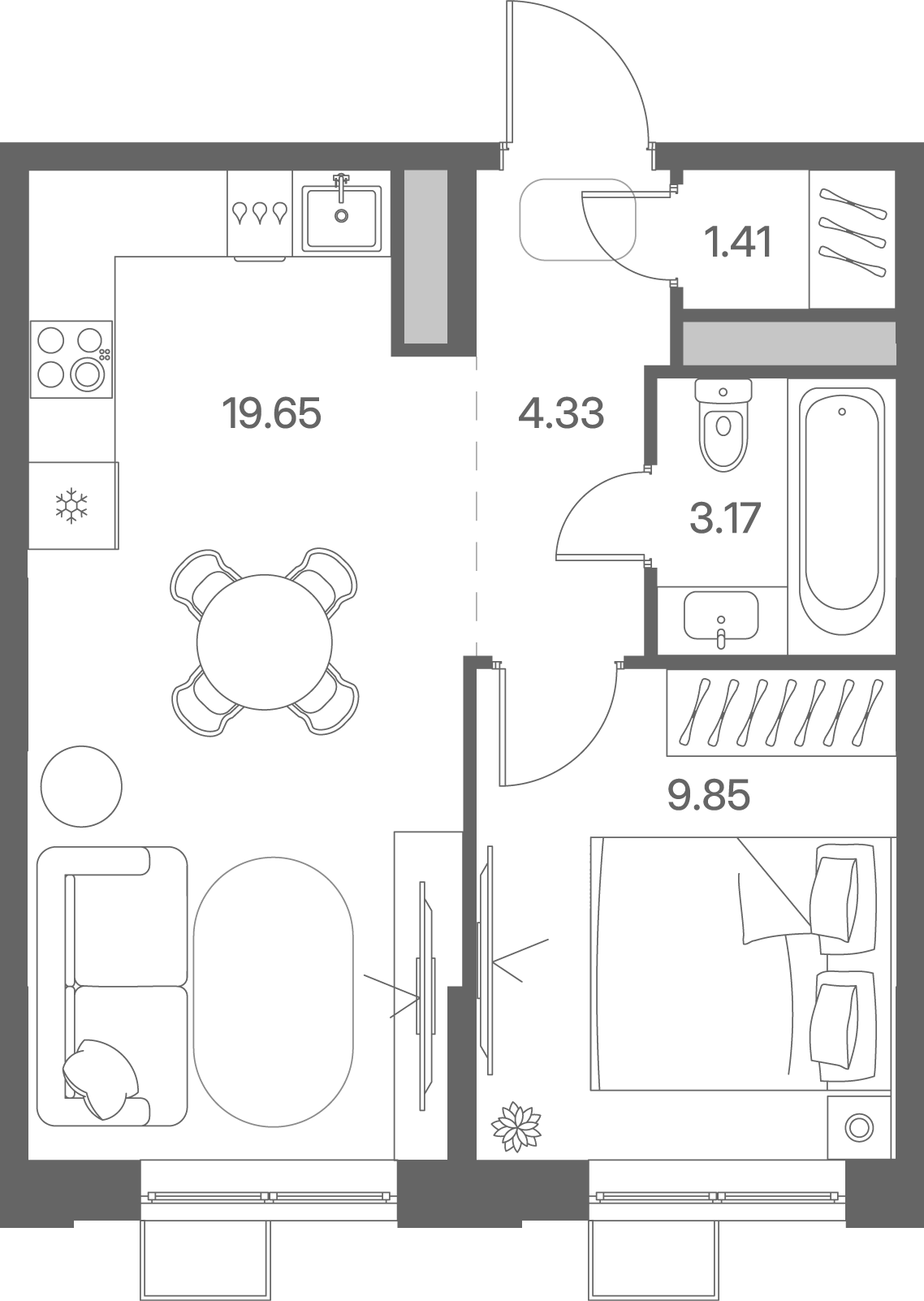 Квартира 1