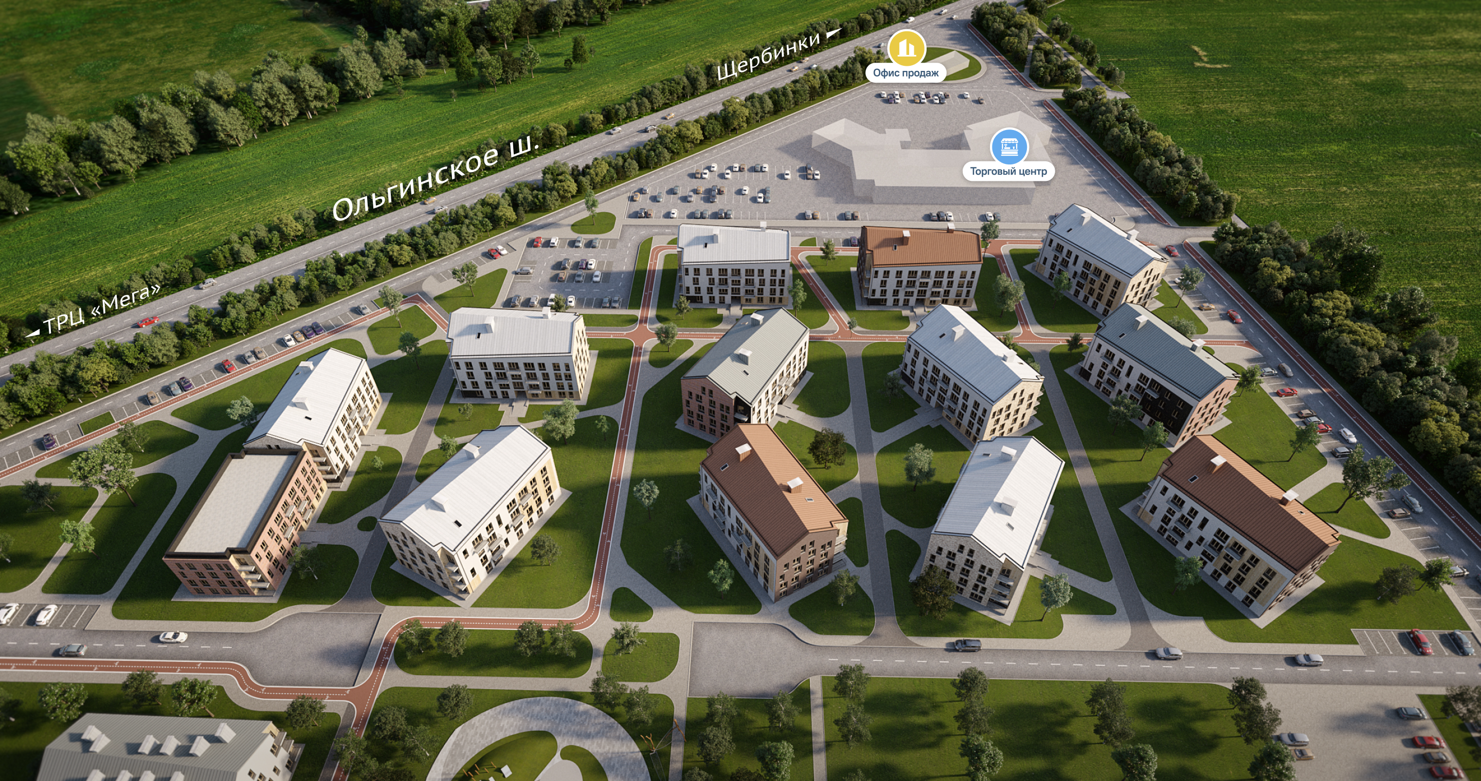 Основная карта жилого комплекса